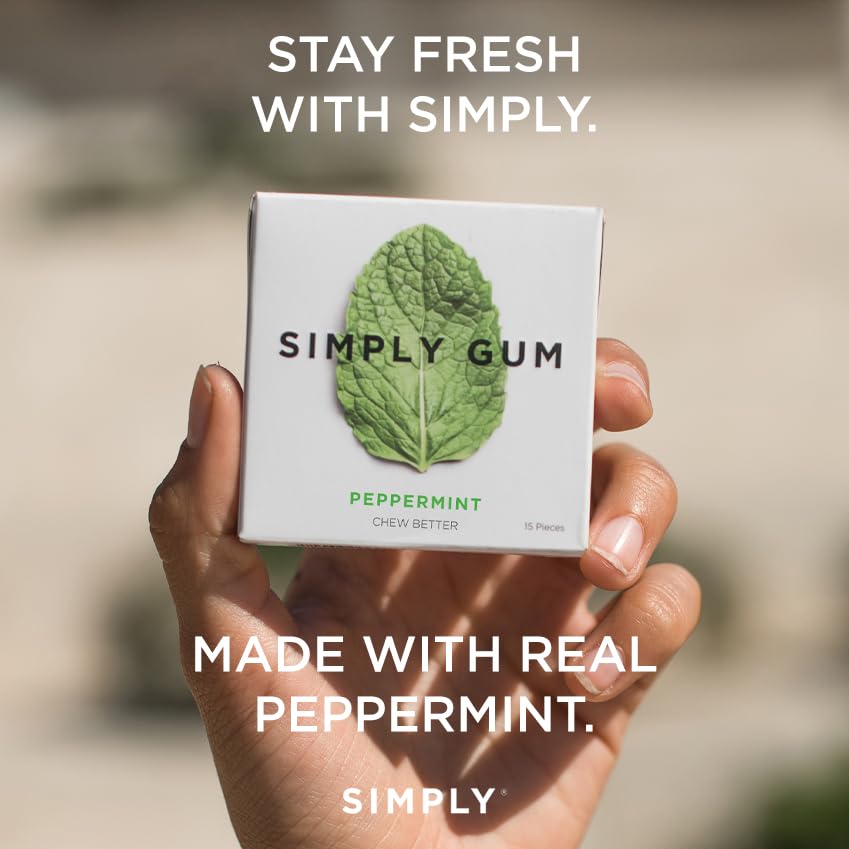 Simply Gum flavor from plant-based oils delivers clean, pronounceable ingredients and natural taste.