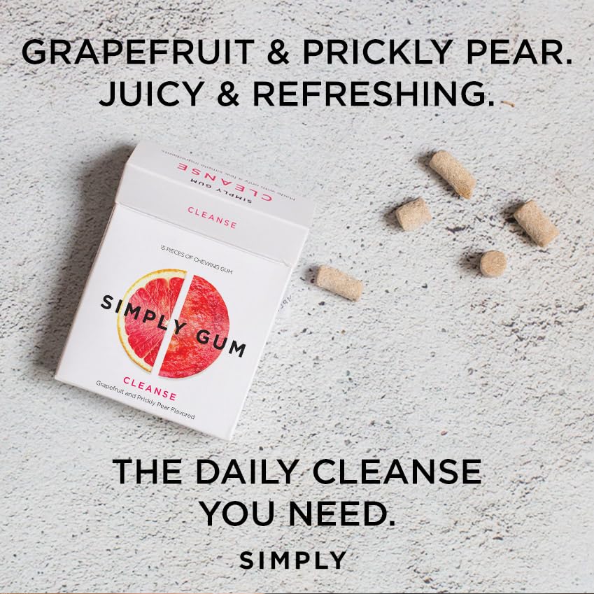 Simply Gum packaging uses recycled materials for eco-friendly, plastic-free gum packaging.