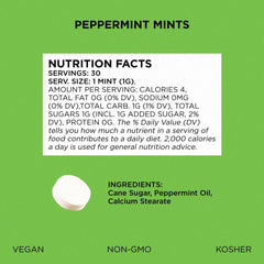 SIMPLY MINTS box lifestyle shot for fresh breath after meals.