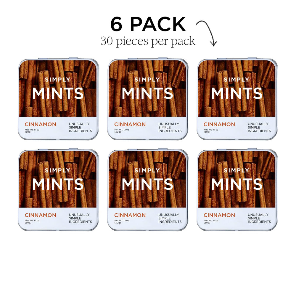 No artificial sweeteners in SIMPLY MINTS Cinnamon