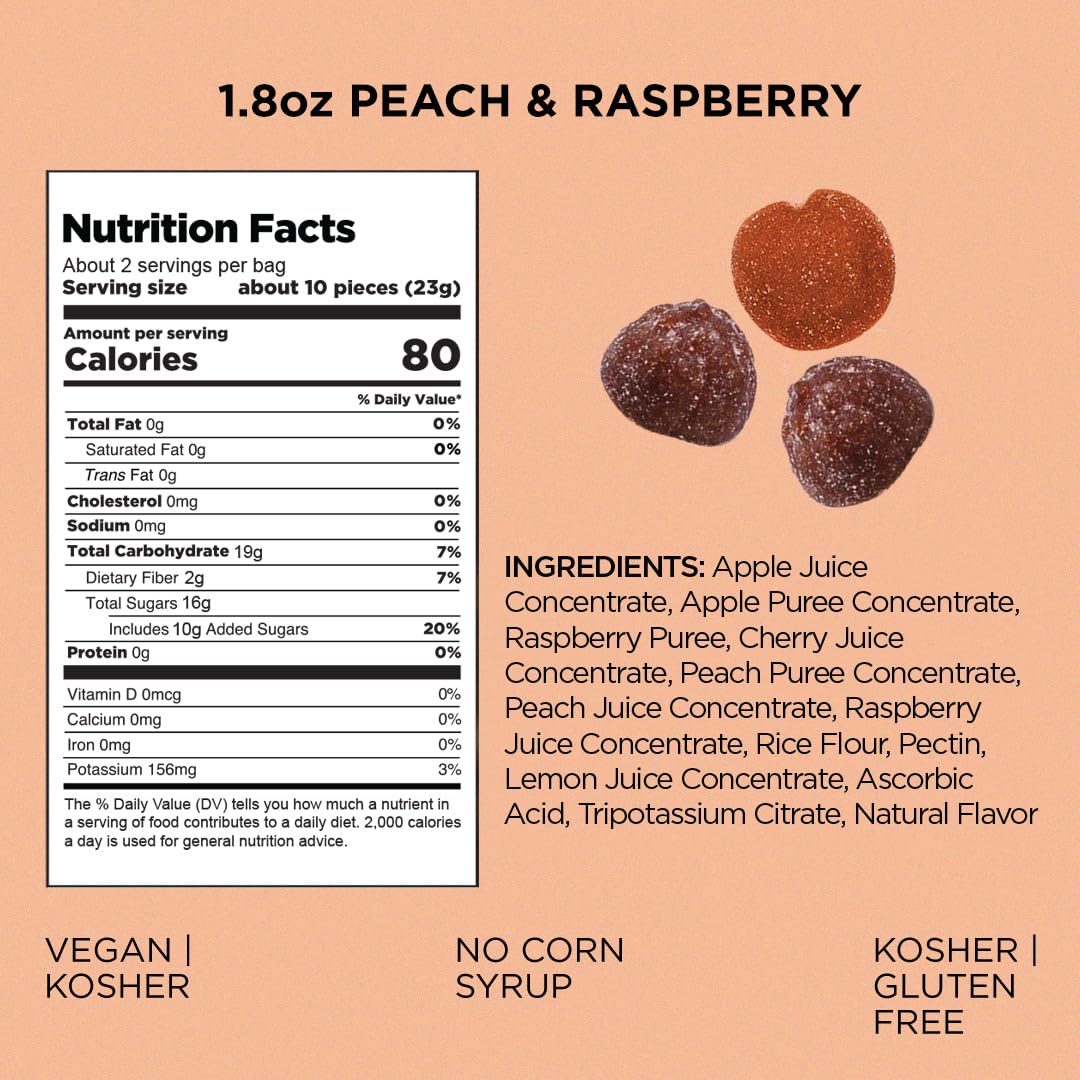 Simply Gum Sour cherry and apple flavor gummy bites for bold fruit satisfaction