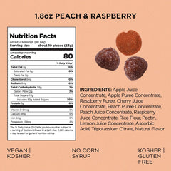 Simply Gum Sour cherry and apple flavor gummy bites for bold fruit satisfaction
