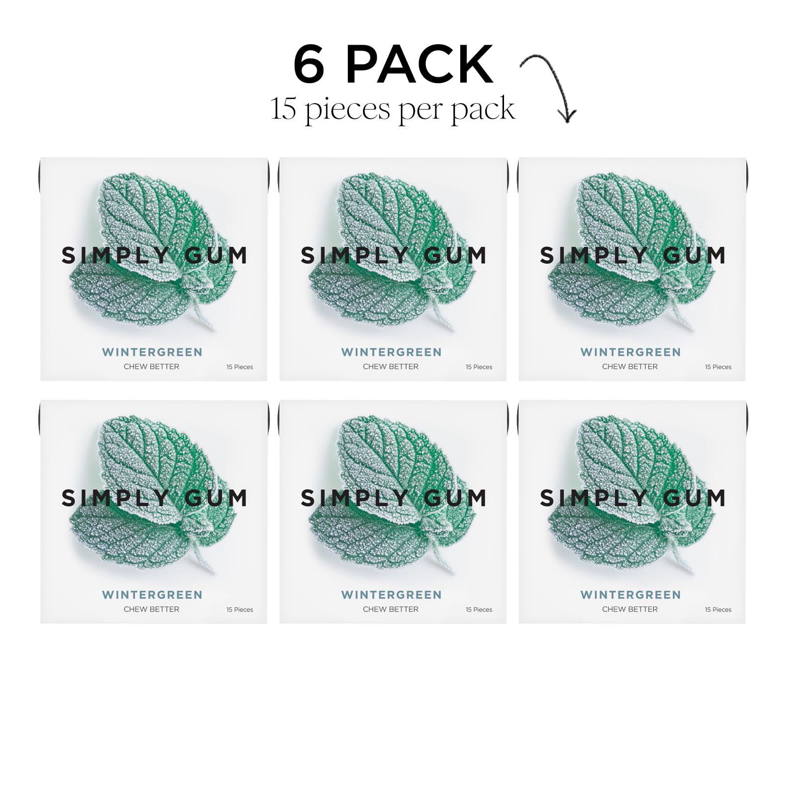 SIMPLY Gum Wintergreen made in the USA supports domestic production and transparency.