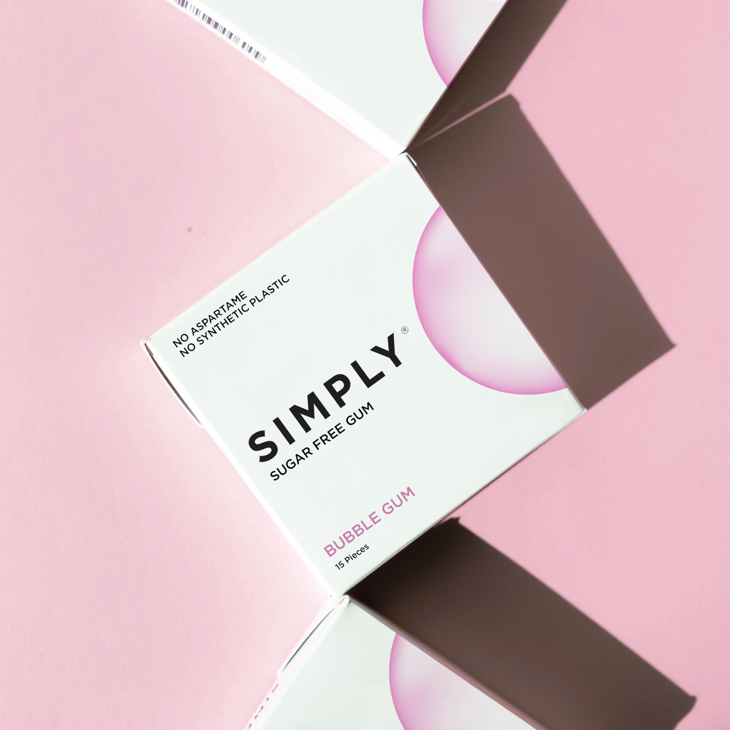 SIMPLY Gum xylitol sugar-free for breath refresh and cavity-conscious snacking.