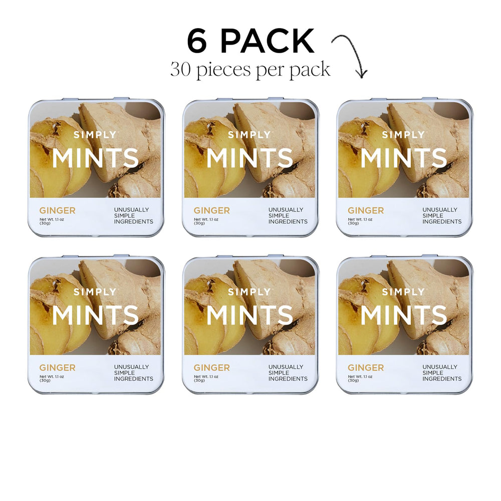 Dispensing Simply Mints from a tin for quick refreshing moments