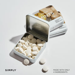 Real ginger oil drop from Simply Mints showing natural aroma and warmth