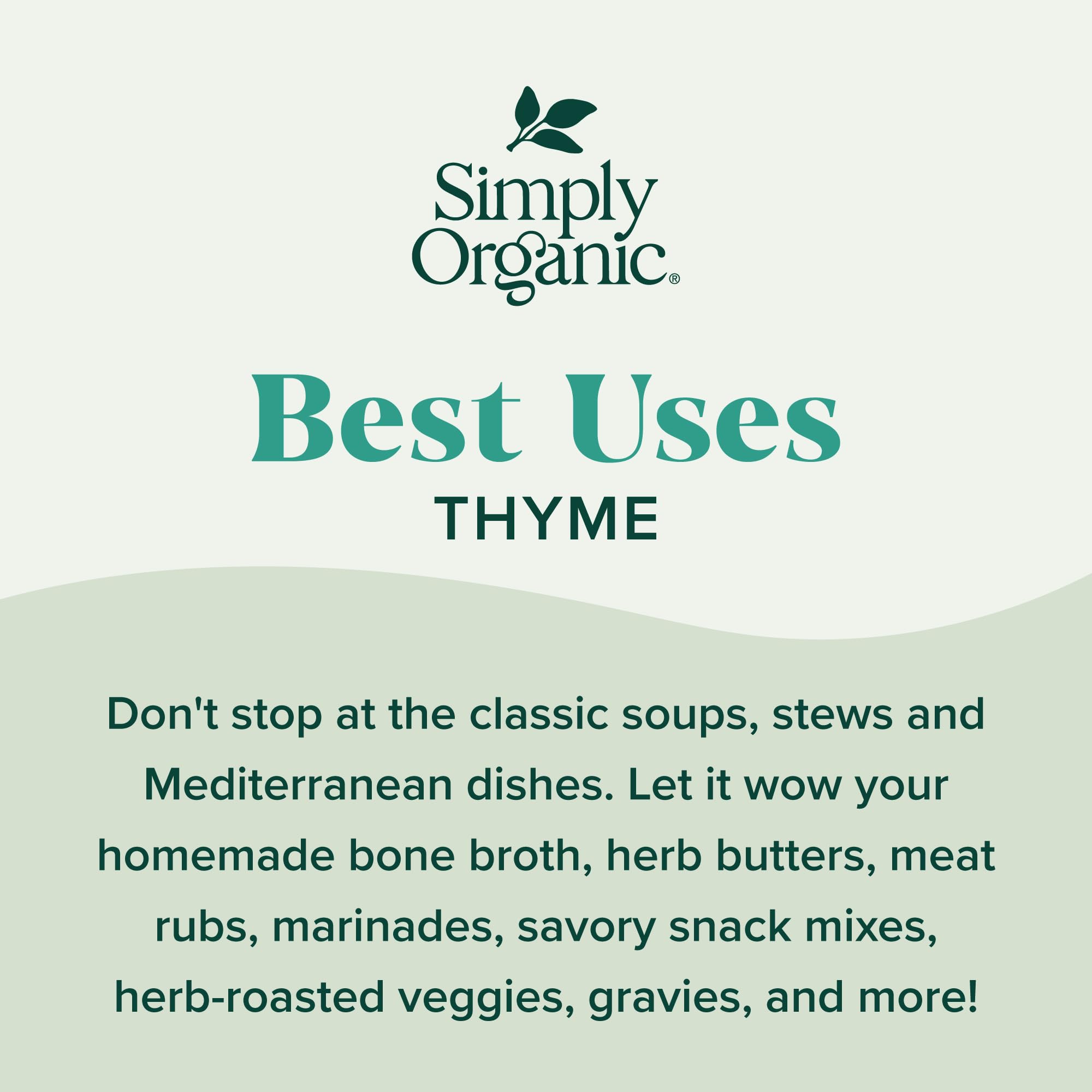 Simply Organic brand packaging supports convenient spice prep.