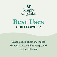 A sprinkle from Simply Organic chili powder over roasted vegetables shows warmth.