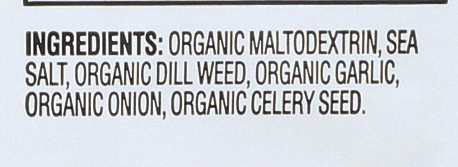Simply Organic Dill Dip mix in 0.7 oz packets for gluten-free party dips