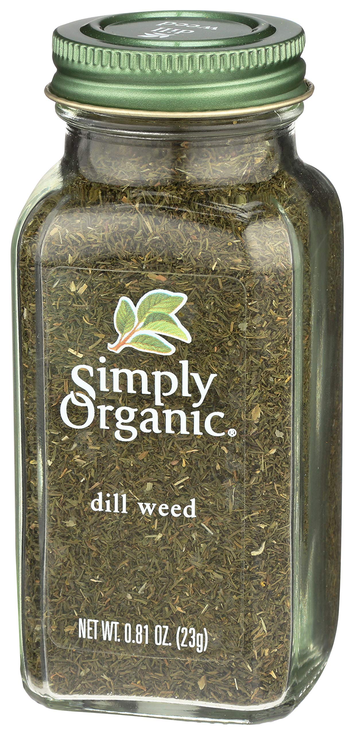 Simply Organic Dill Weed Cut & Sifted dish ready for potatoes or fish finishing