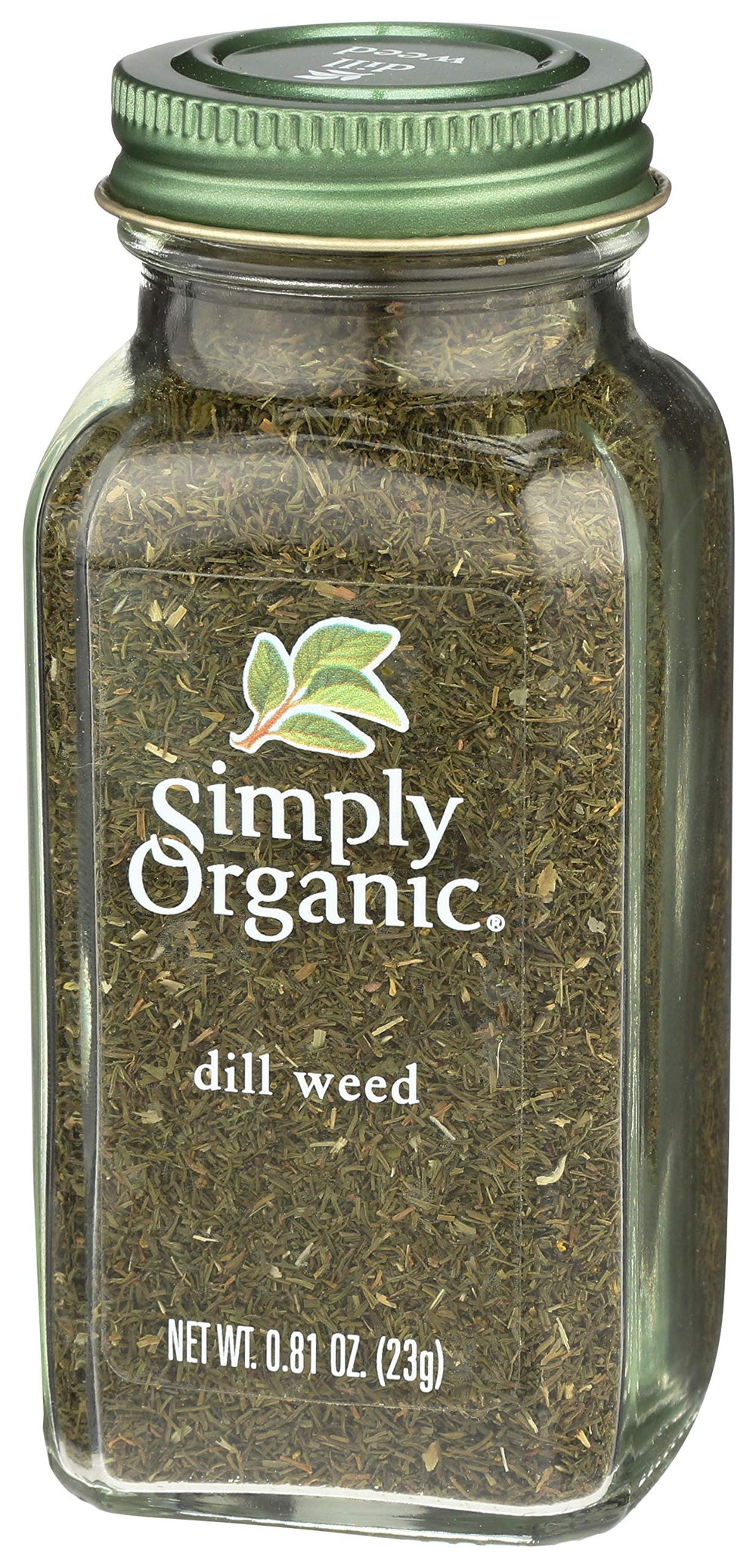 Simply Organic Dill Weed Cut & Sifted dish ready for potatoes or fish finishing