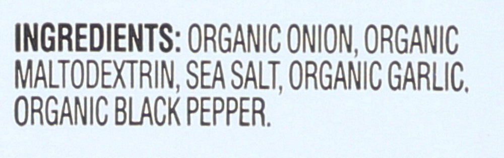 Simply Organic French Onion Dip Mix closeup of ingredients blend, gluten-free options in focus.
