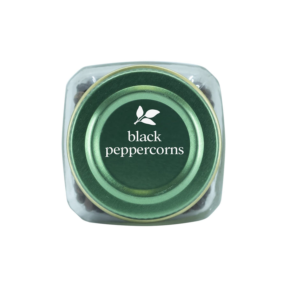 Simply Organic dish with peppercorns showcases versatile spice for soups and meats.