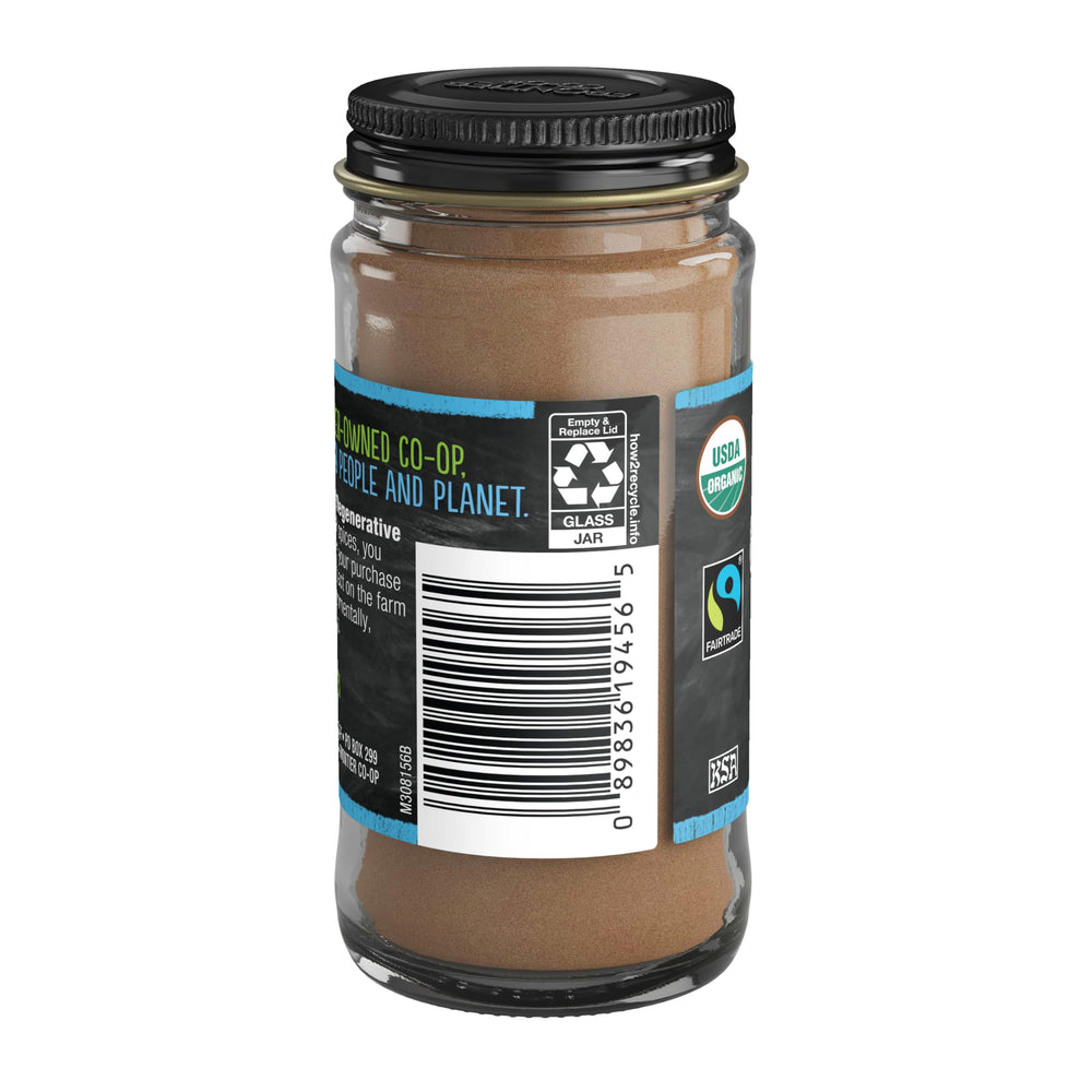 Frontier Cinnamon packaging highlights regenerative sourcing on label