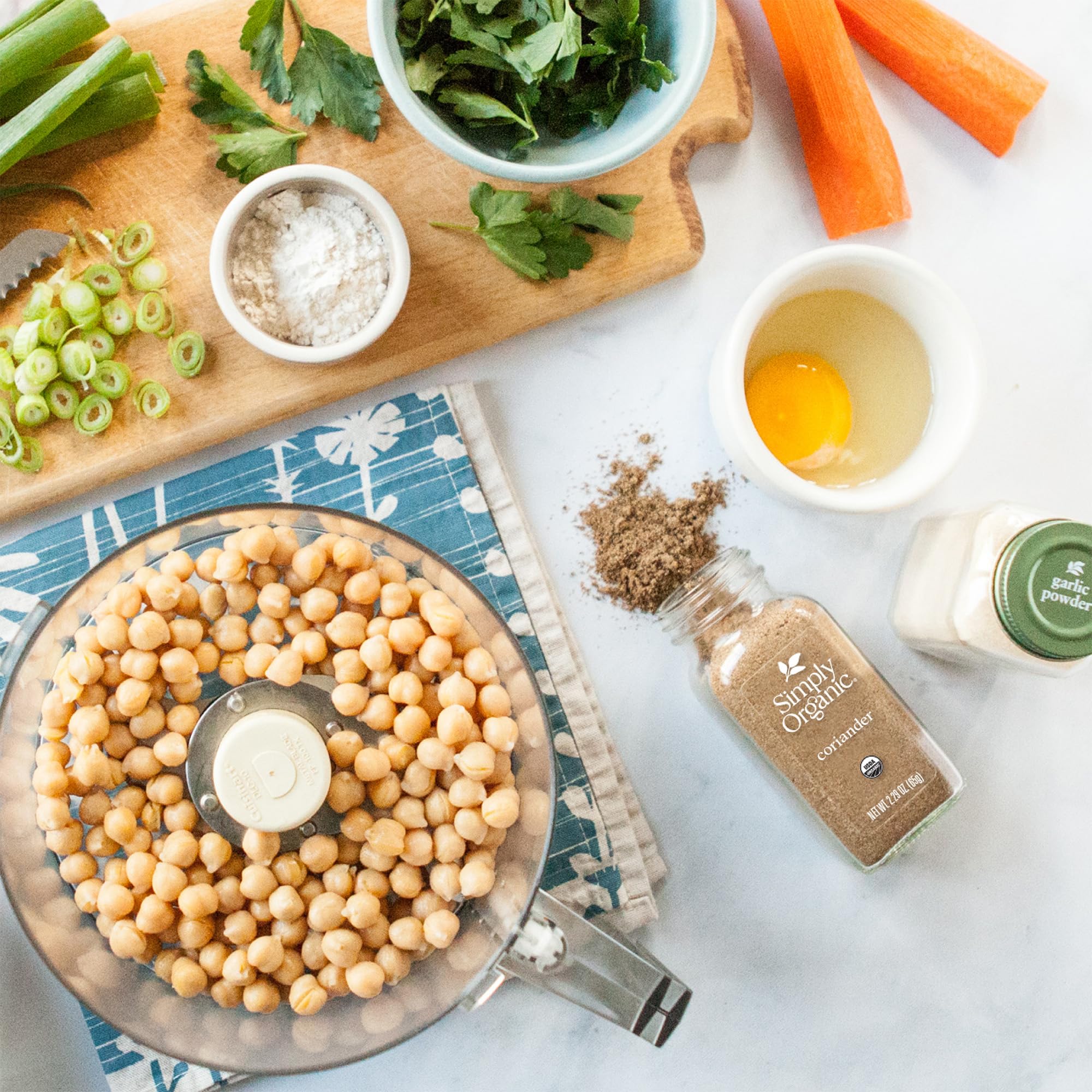 Simply Organic Ground Coriander bottle tilt ideal for everyday cooking and baking