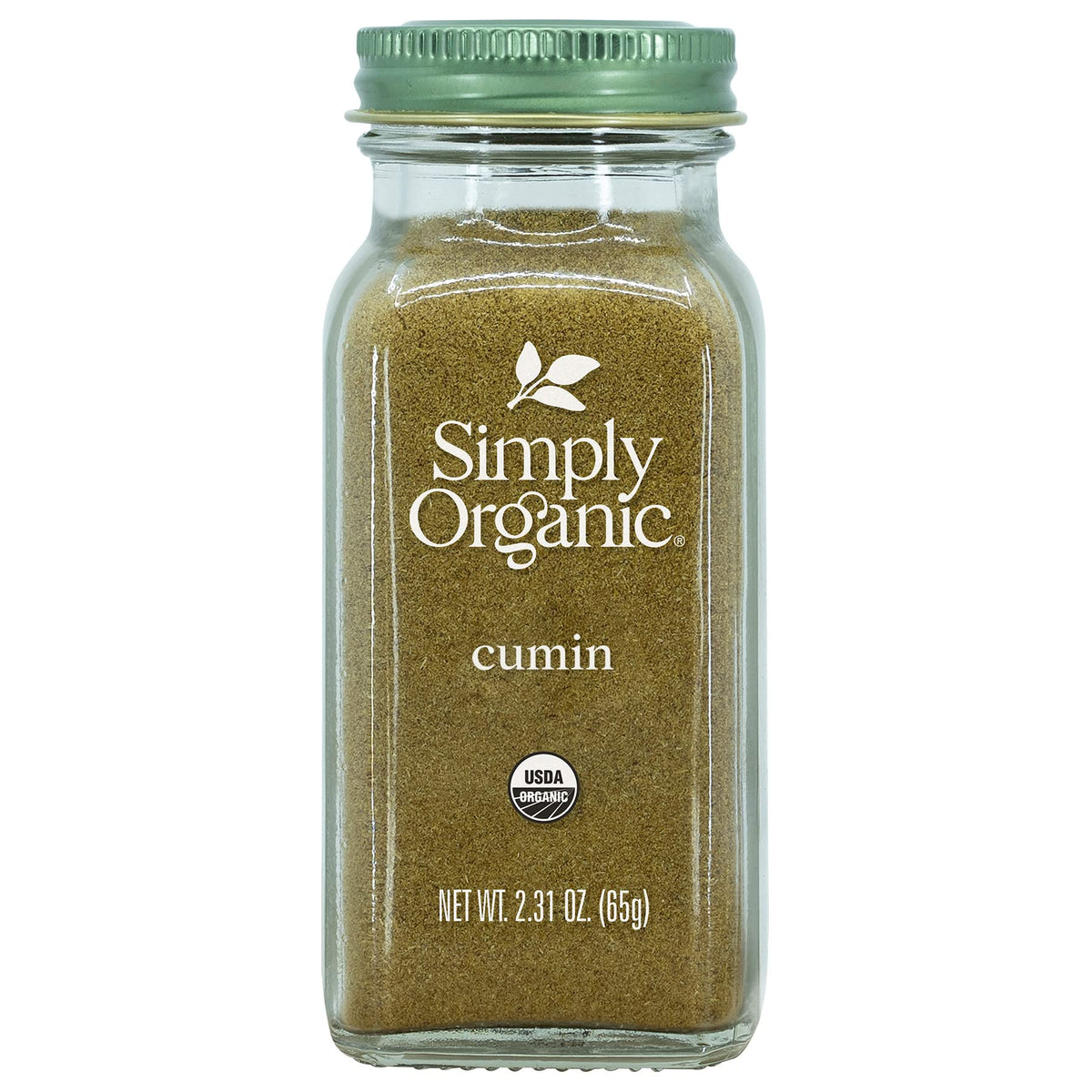 Simply Organic Ground Cumin Seed bottle highlighting organic flavor for home cooking