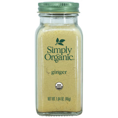 Simply Organic ground ginger organic bottle for flavorful cooking