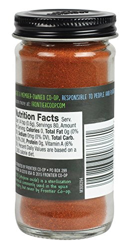 Simply Organic Ground Paprika bottle pour for easy seasoning