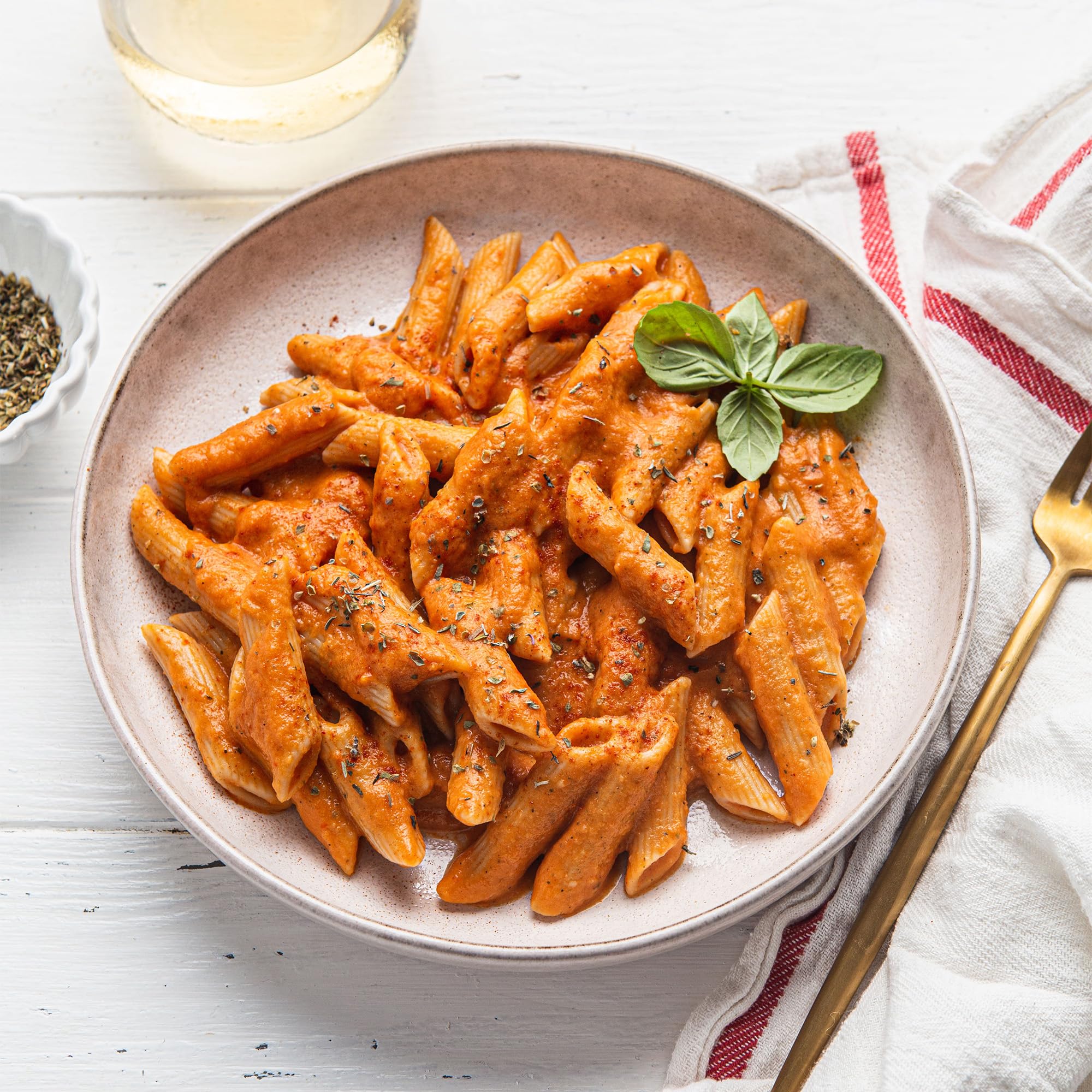 Simply Organic Italian Seasoning in a kitchen scene inspires pizza night