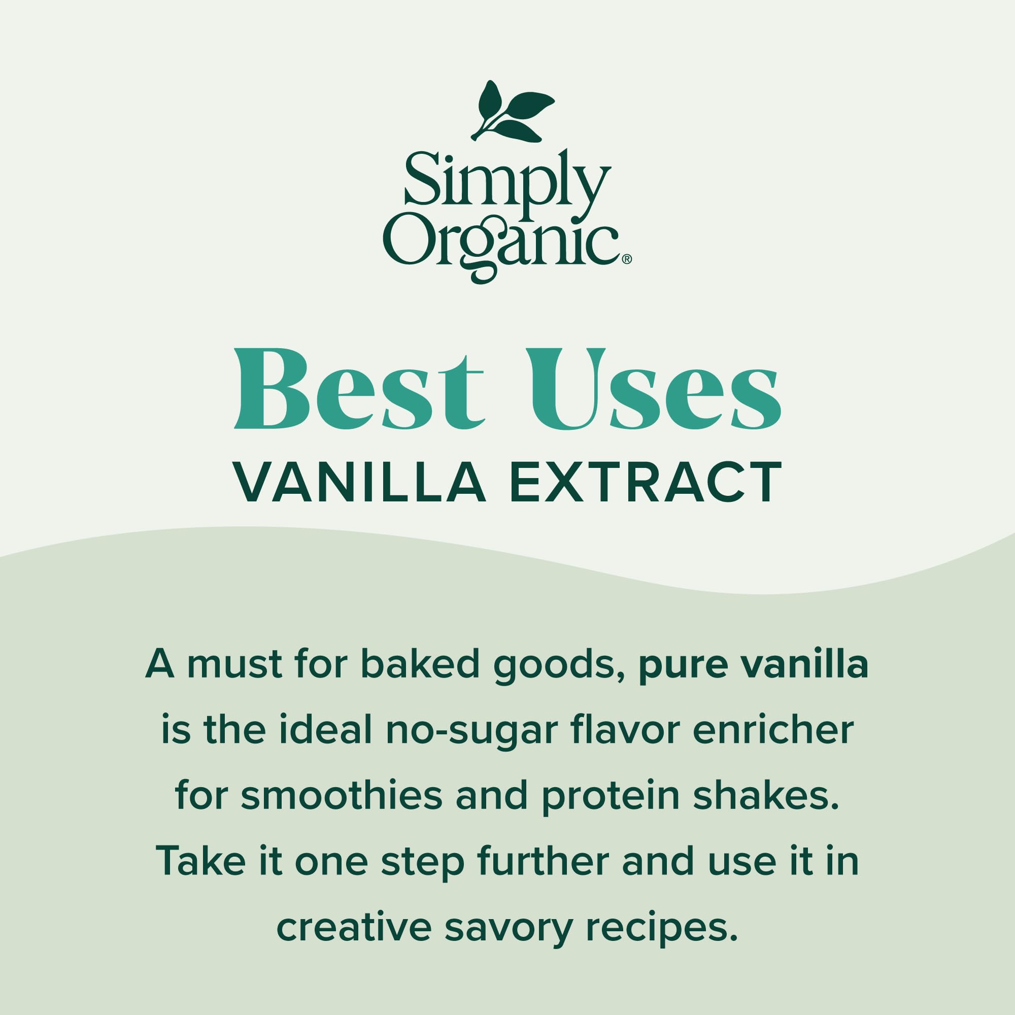 Simply Organic kitchen setup featuring vanilla essentials for cooking