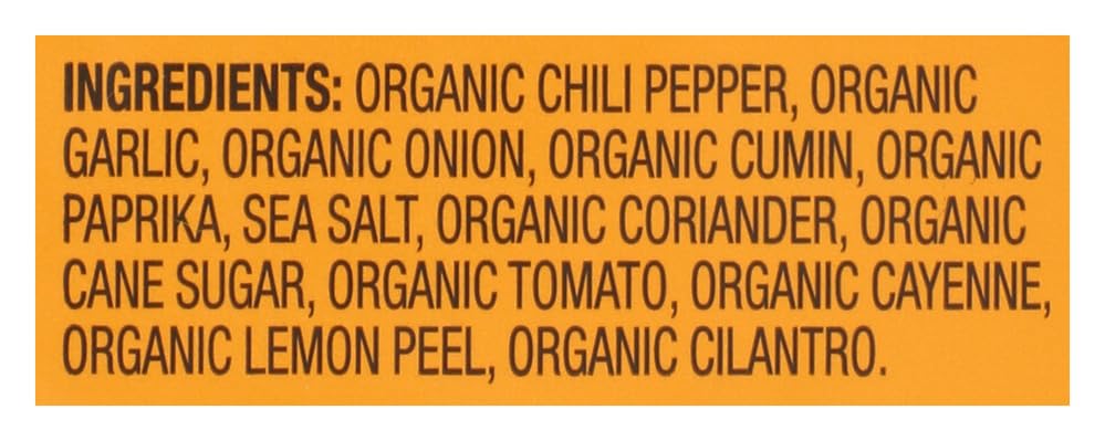 Simply Organic Mild Taco Seasoning jar side highlighting 1 oz packaging.