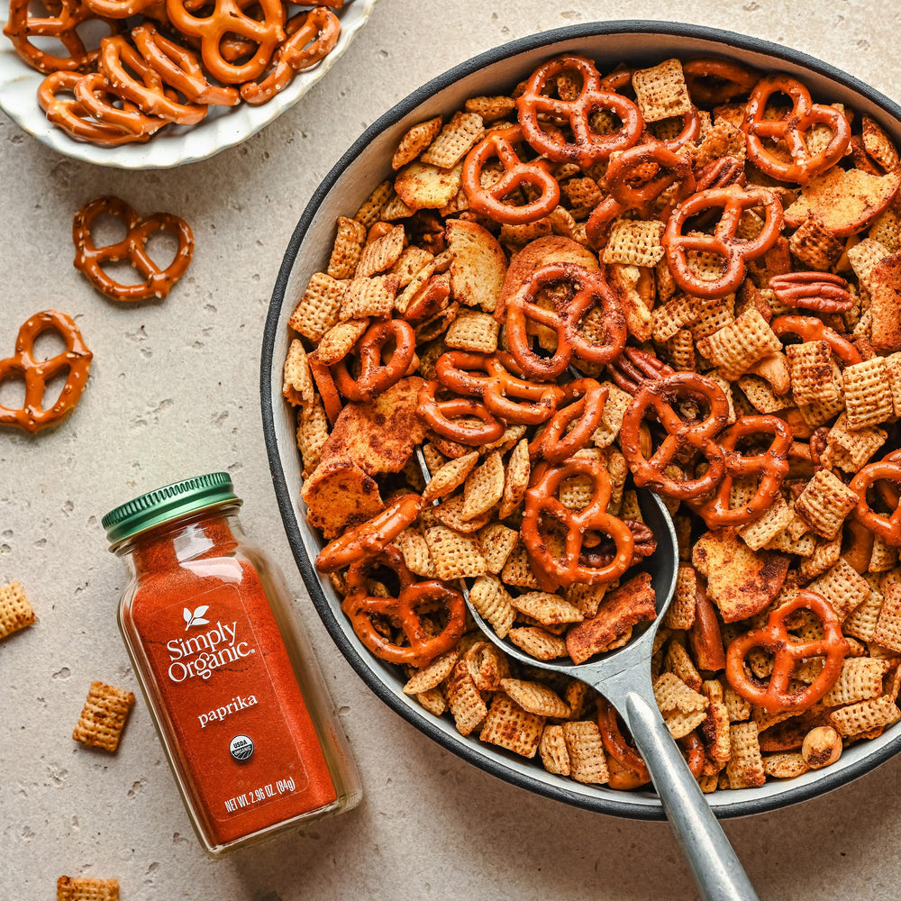 Ingredients list for Simply Organic paprika ground showing organic paprika