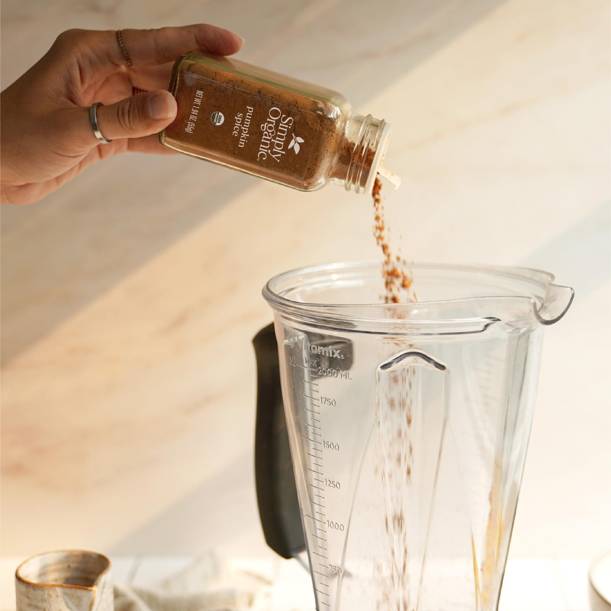 Pumpkin pie finished with Simply Organic Pumpkin Spice aroma.