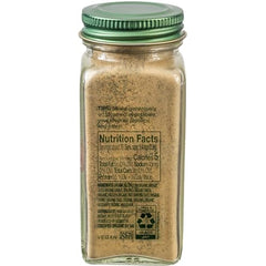Close-up of Simply Organic label highlights organic and vegan ingredients for clear seasoning.