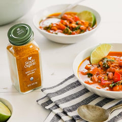 Roasted vegetables get warm, complex notes from Simply Organic curry powder.