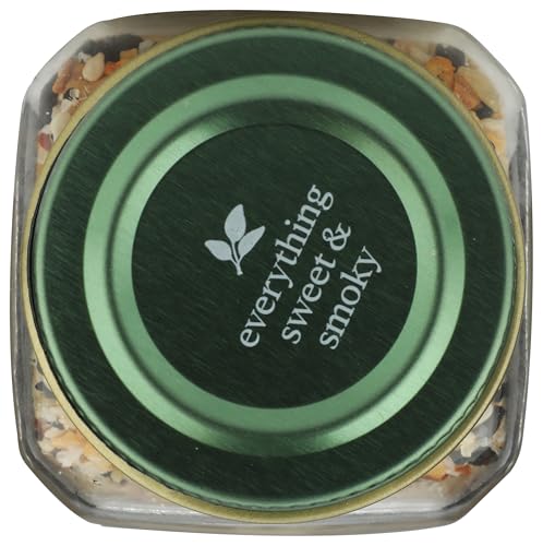 Seasoning on roasted chickpeas for a savory boost.
