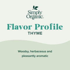 Simply Organic thyme shelf display ready for weeknight meals with fast flavor boosts.