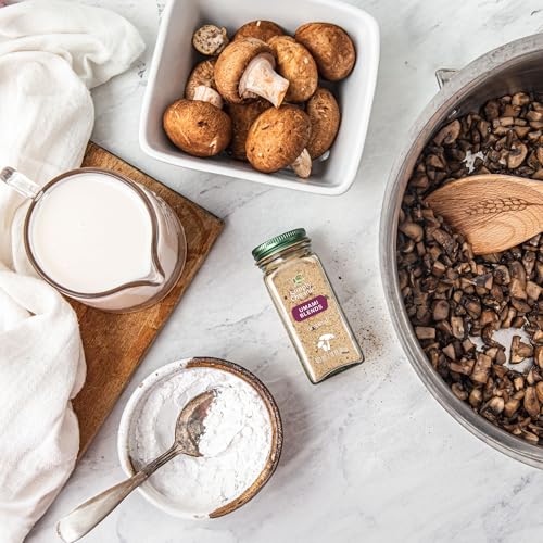 Dusting Simply Organic Umami Blend over roasted vegetables for enhanced taste