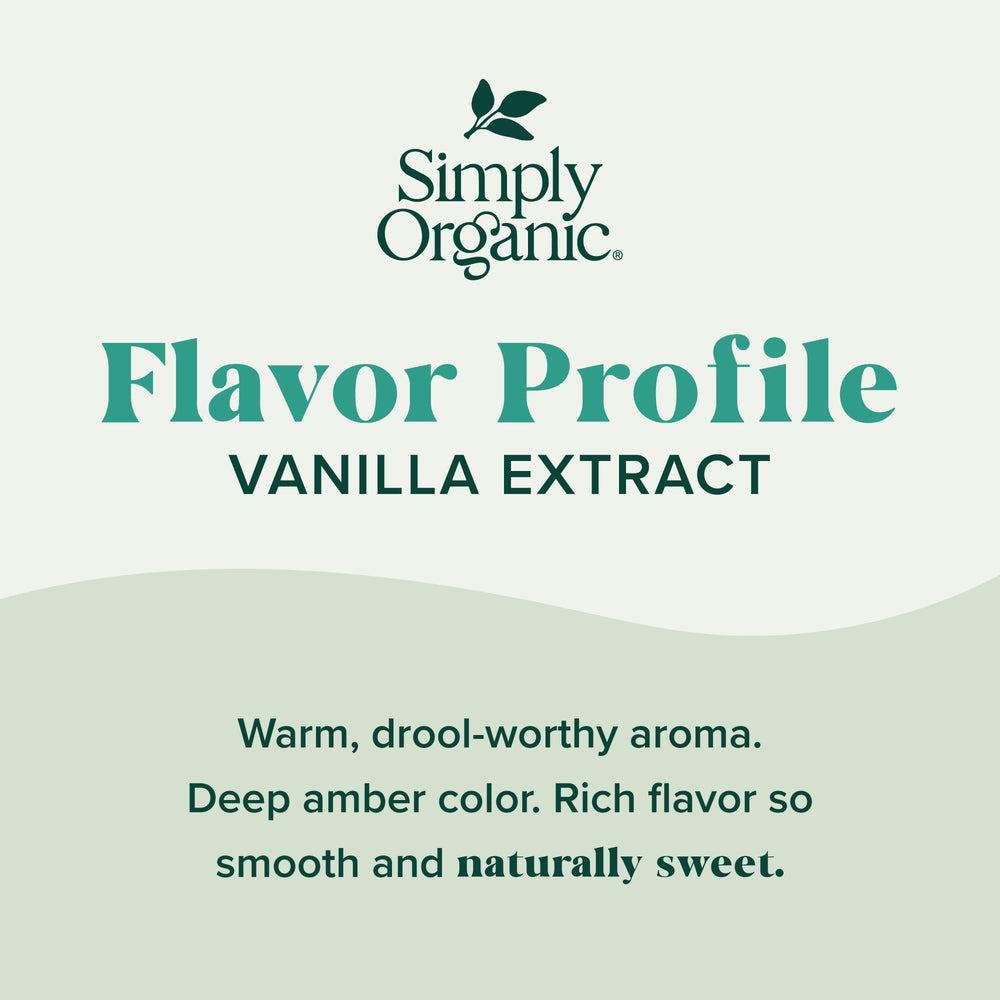 Simply Organic vanilla baking scene adding depth to cookies and cakes