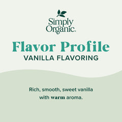 Simply Organic vanilla flavoring amber glass protects aroma during storage