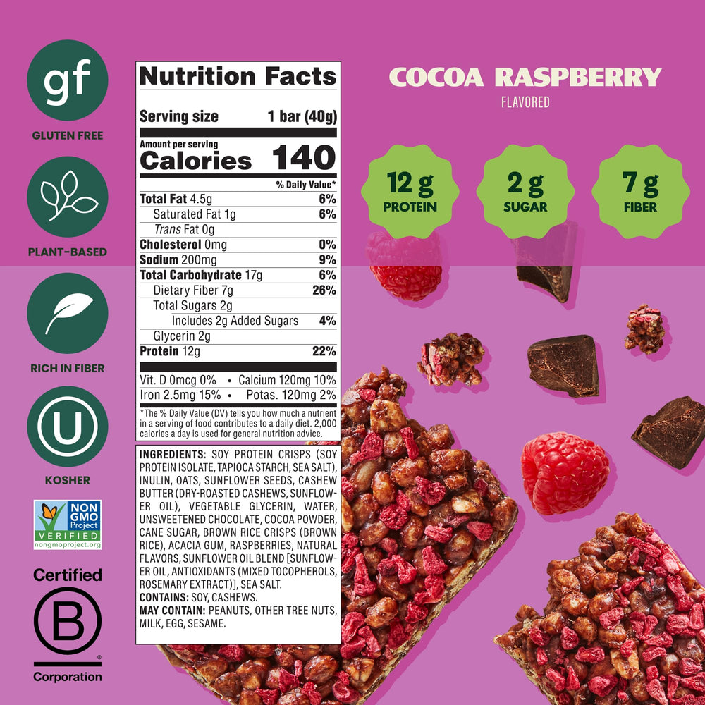 Simply Protein Crispy Bar with 13g protein for workout-friendly snacking.