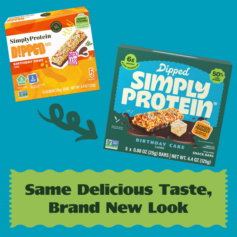 Cookies and Creme flavor bars from Simply Protein Dipped Bars.