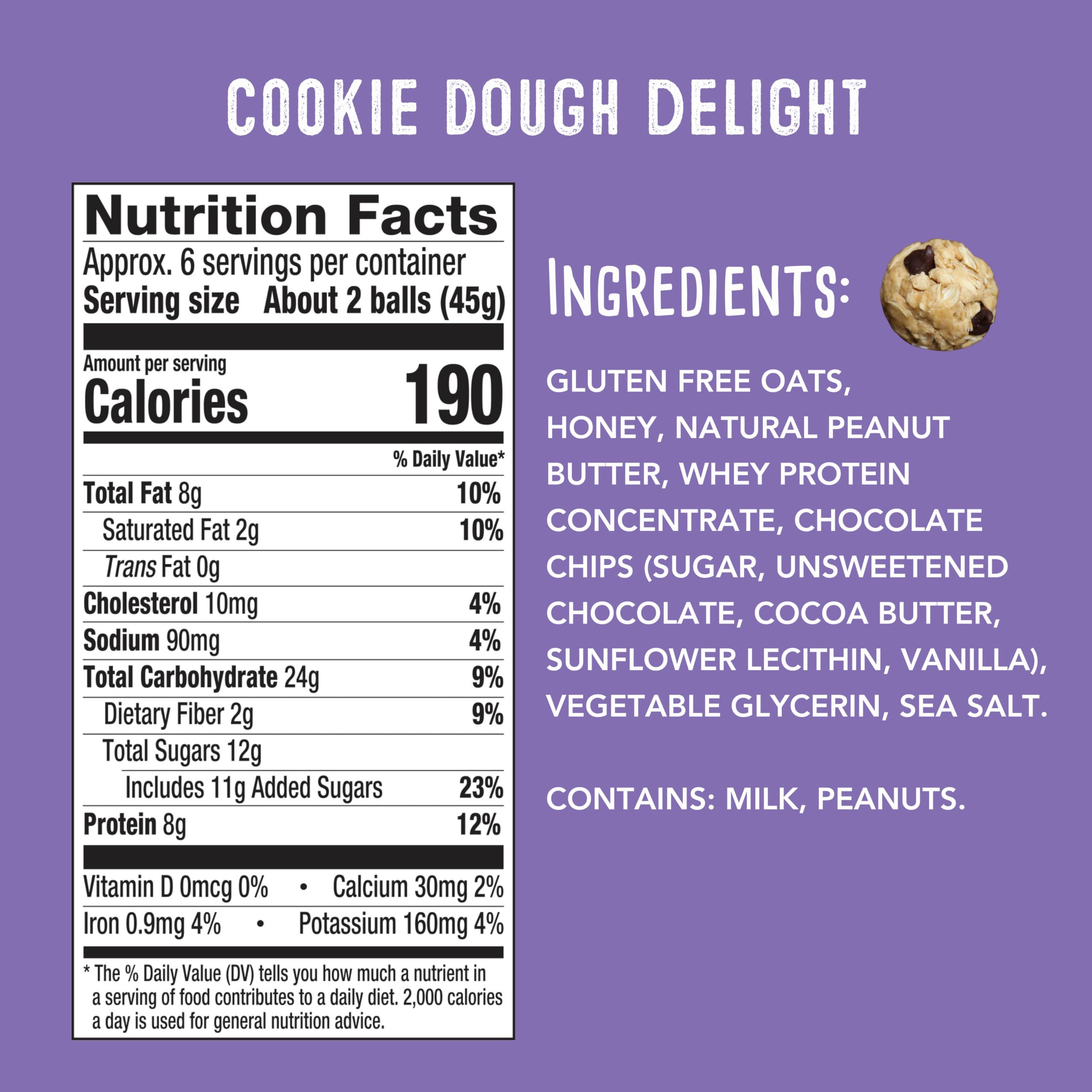 SimplyFUEL Protein Balls close-up texture highlighting whole-food ingredients