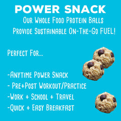 simplyFUEL ingredients close-up emphasizes gluten-free oats and honey.