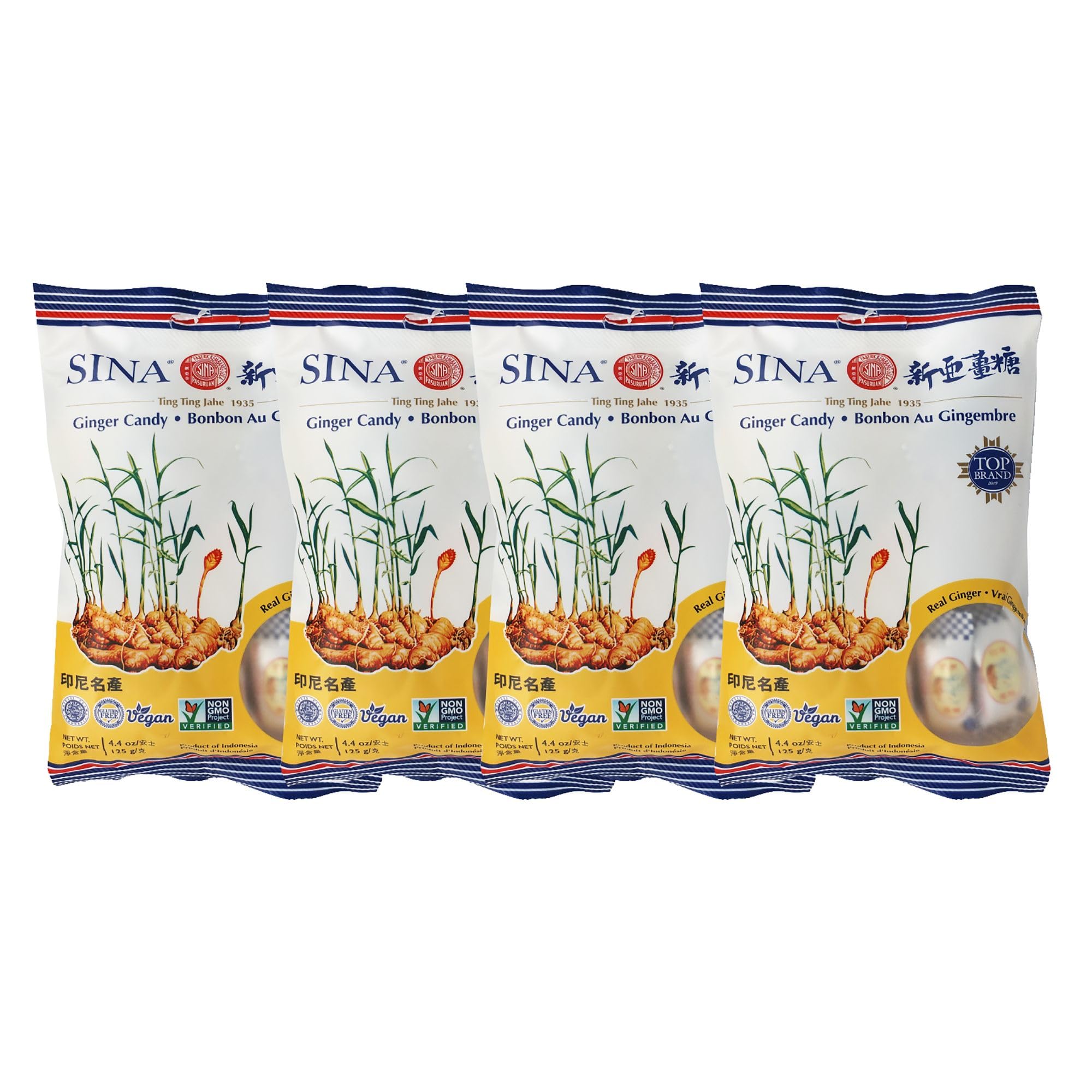 SINA Ginger Candy original packaging ideal for gifting and daily use
