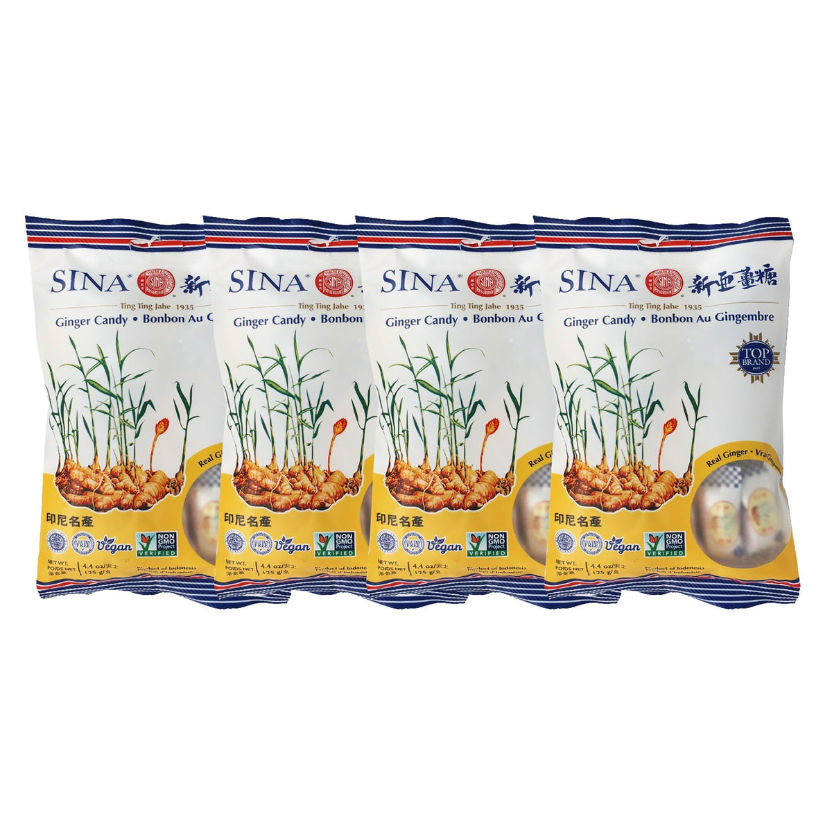 SINA Ginger Candy original packaging ideal for gifting and daily use
