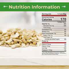 Sincerely Nuts raw cashews pieces closeup showing creamy texture ideal for recipes.