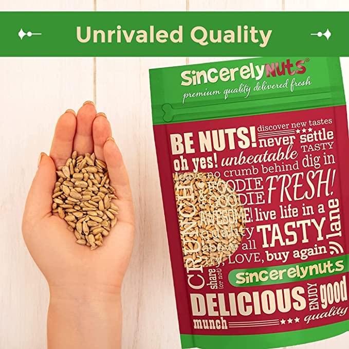 Sincerely Nuts sunflower seed kernels crunchy bite ideal for workouts
