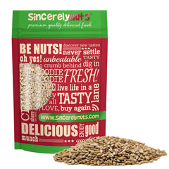 Sincerely Nuts sunflower seed kernels in a 2lb bag, ready for a protein-rich snack.
