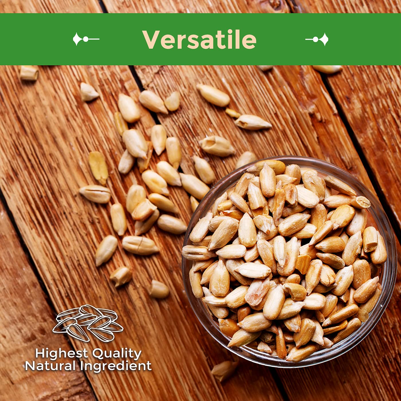 Sincerely Nuts seeds being poured from the bag for easy topping and prep.