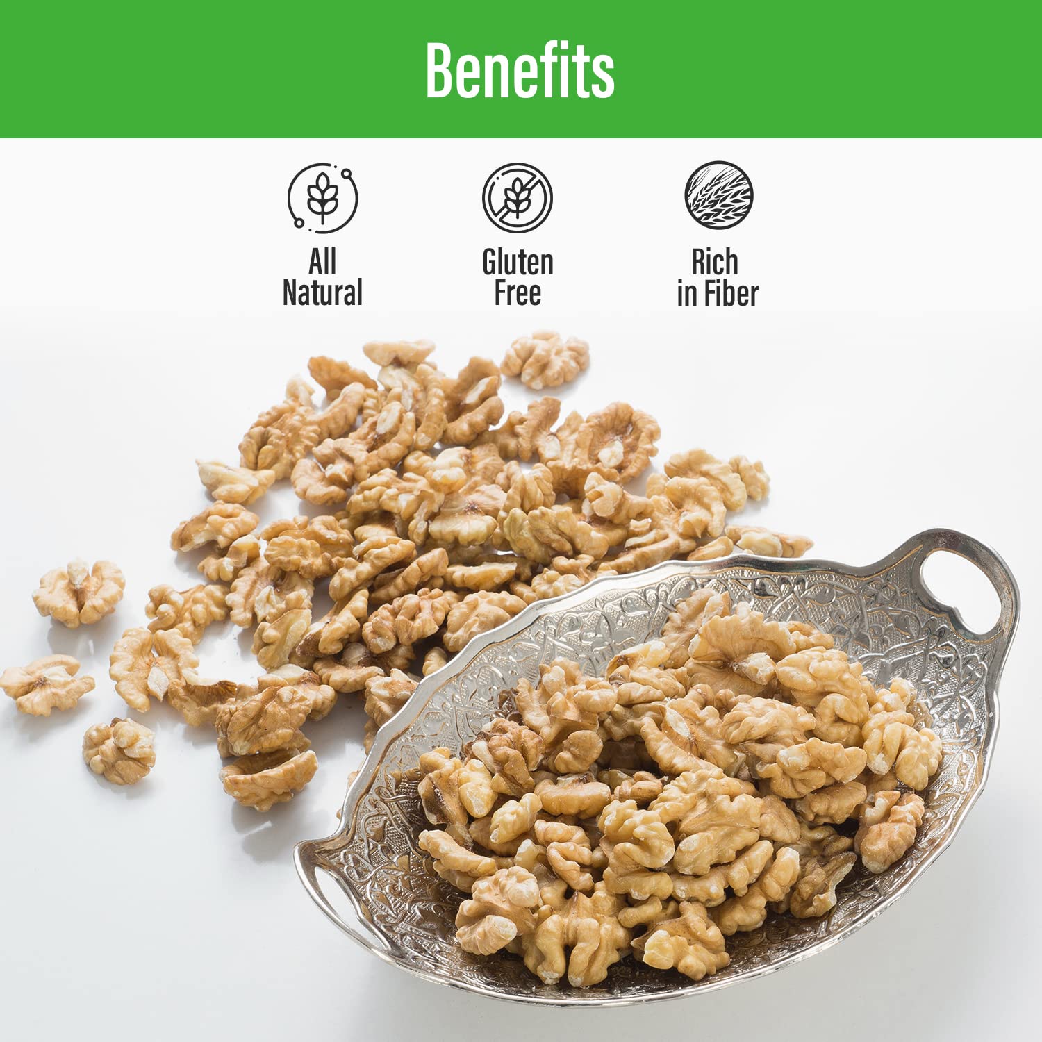 Sincerely Nuts healthy fats walnuts – omega-6 rich snack for meals.