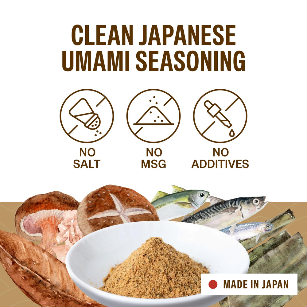 Sincerite Sapporo Dashi Dash no-salt formula preserves clean flavor