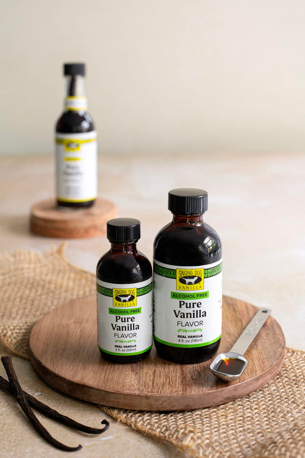 Singing Dog Vanilla sourced from sustainable farms supporting smallholders.