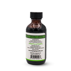 Singing Dog Vanilla vanilla beans from sustainable farms for rich flavor.