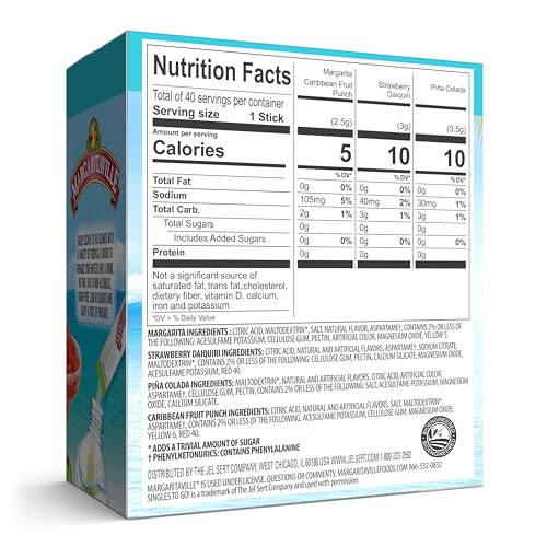 SINGLES TO GO! Caribbean Fruit Punch stick enhances water with tropical flavor.