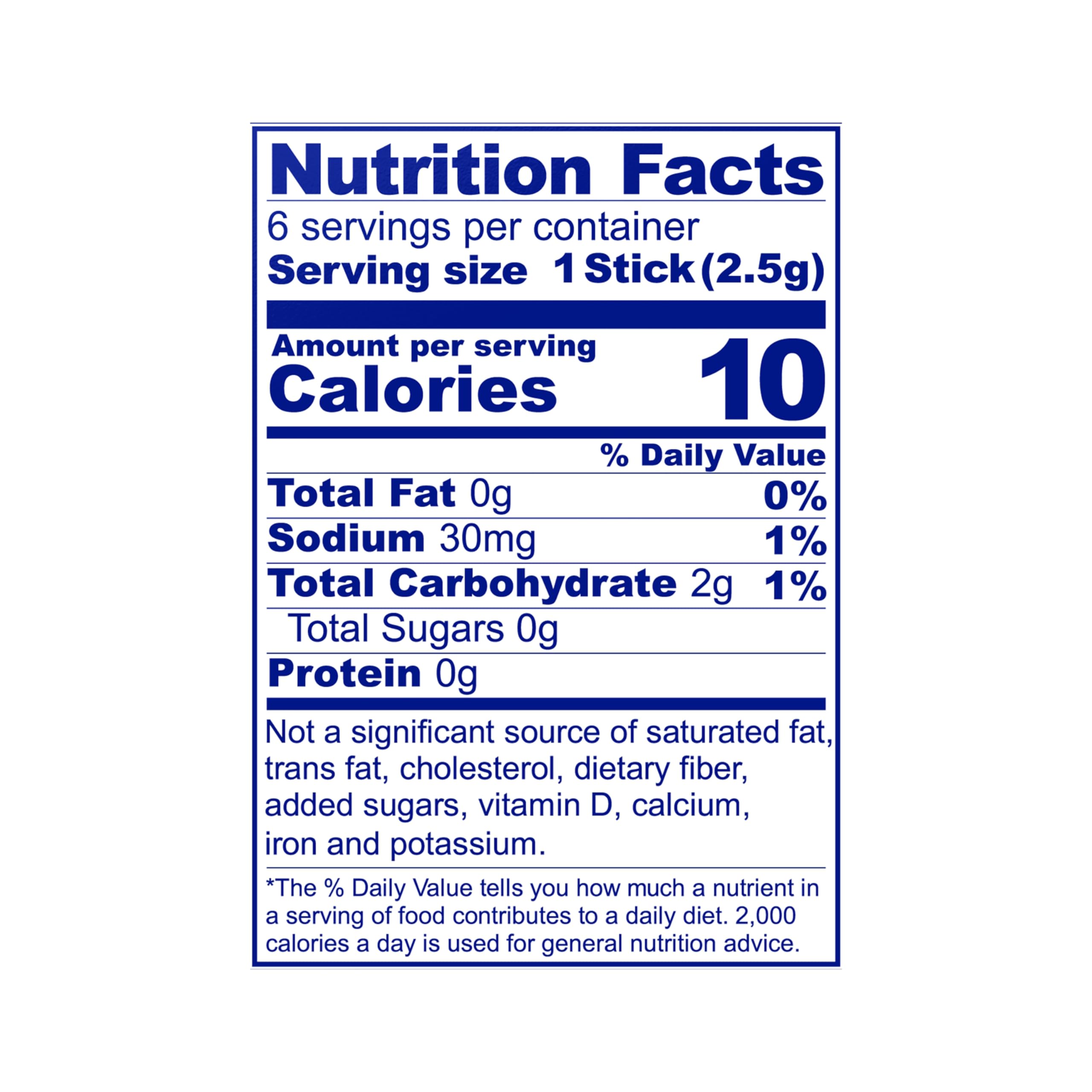 Compact sticks ideal for lunch boxes or office breaks